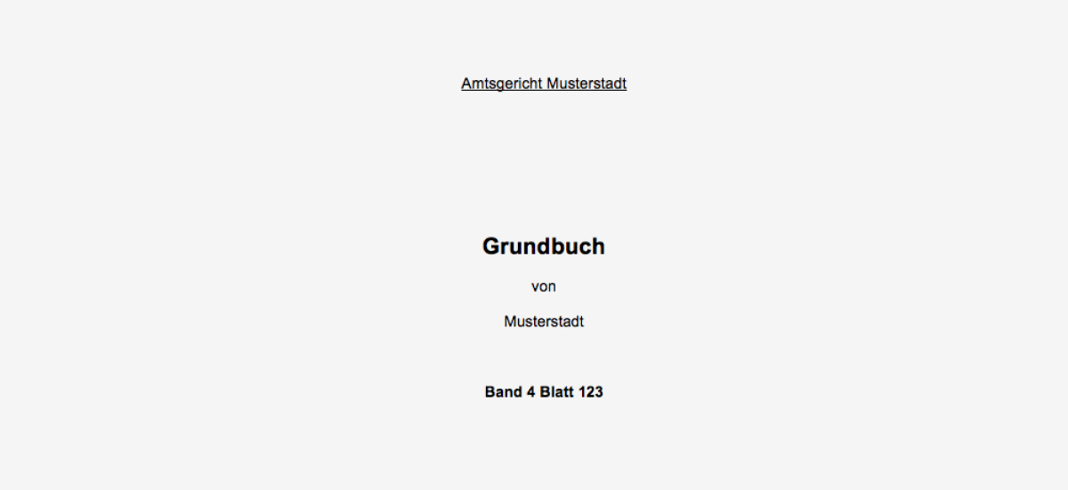 Grundbuchauszug - Die 6 wichtigsten Fragen und Antworten