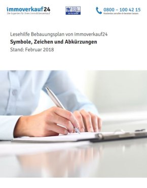 Lesehilfe Bebauungsplan immoverkauf24 Lesehilfe Bebauungsplan immoverkauf24