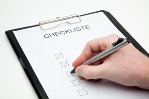 Checkliste Checkliste