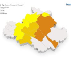 Karte Grafik Wohnungspreise Dresden